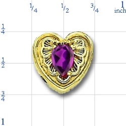 81008 Amethyst Bracelet Slide 